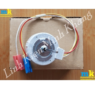 ( SP1255 ) Quạt Tủ Lạnh Loại Tròn DC12V 3 Dây Đỏ Trắng Vàng